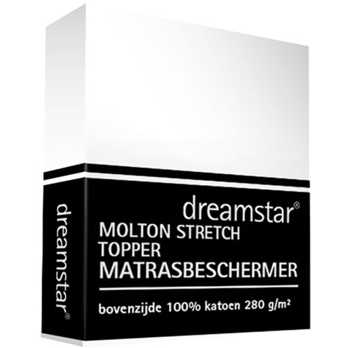 Dreamstar Hoeslaken Topper Molton Stretch de Luxe