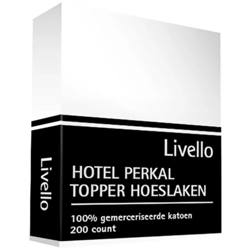 Livello Hotel Hoeslaken Topper Perkal White